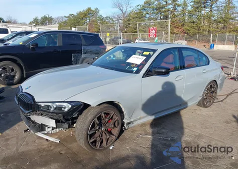 2025 BMW 330I xDrive z USA, uszkodzony, nr VIN 3MW89CW07S8F05248